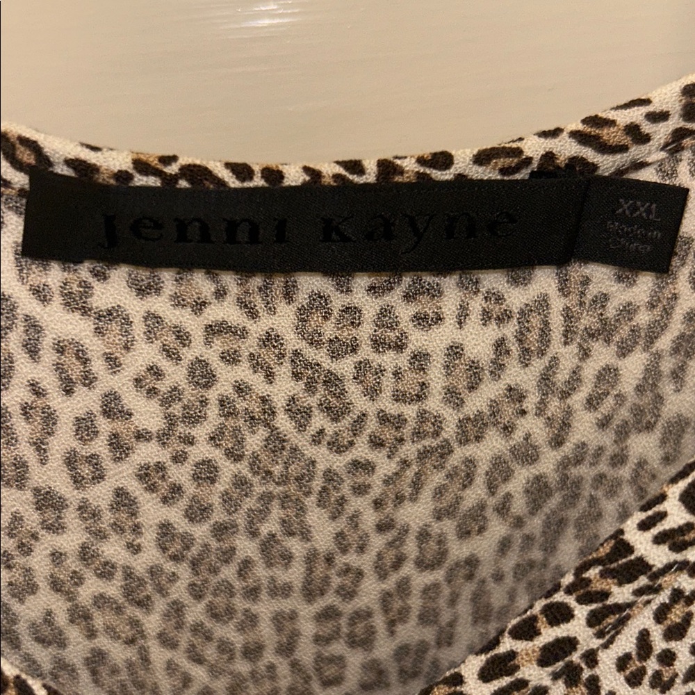 Jenni Kayne Leopard Print Cami in Neutral Tones - Picture 2 of 4